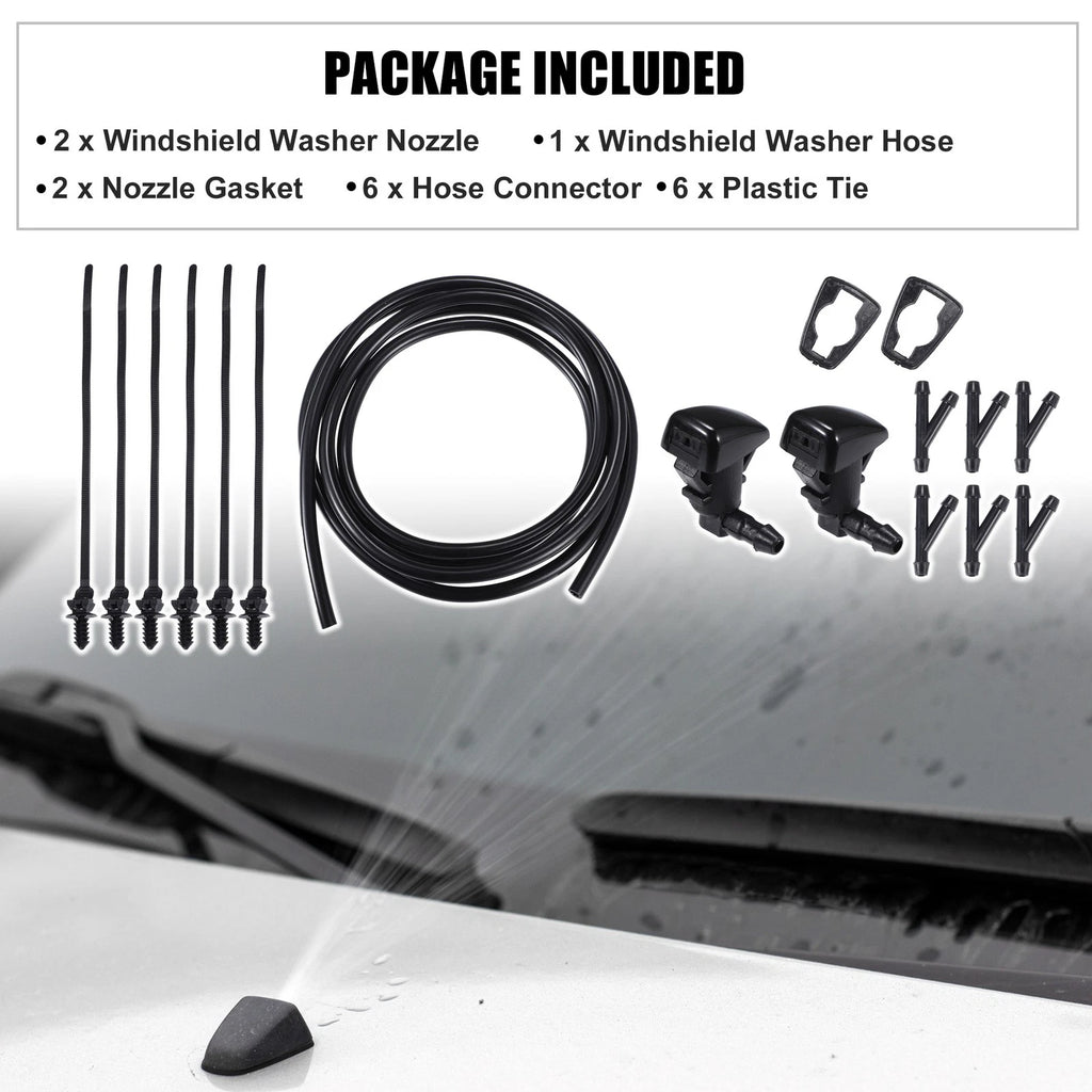 Set of 2 Windshield Washer Nozzles for Chrysler 300 (2005–2010) No. 68260029AA