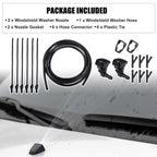 Set of 2 Windshield Washer Nozzles for Chrysler 300 (2005–2010) No. 68260029AA