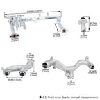 Upgraded Metal Coolant Crossover Pipe for Jaguar Land Rover (2010–2023)