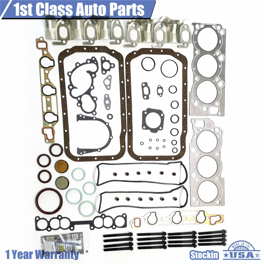 Engine Head Gasket Set with 16 Bolts for Toyota 3.0L V6 (1988–1995)
