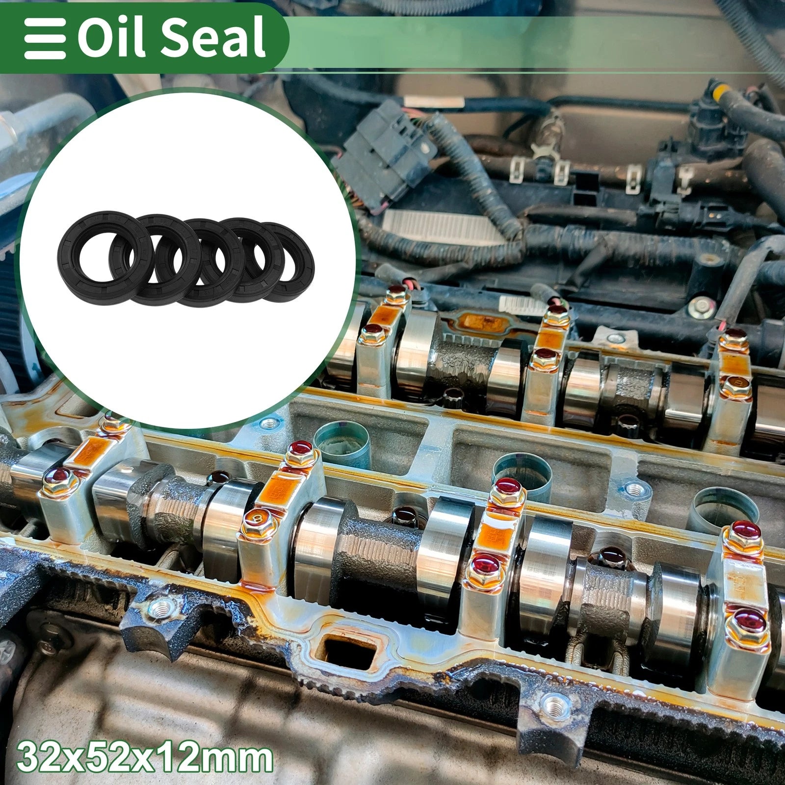 Oil Seal for Rotary Shaft (32x52x12mm)