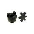 3-Piece L-Jaw Coupling Set for - 1/2" L-095, Buna-N Rubber