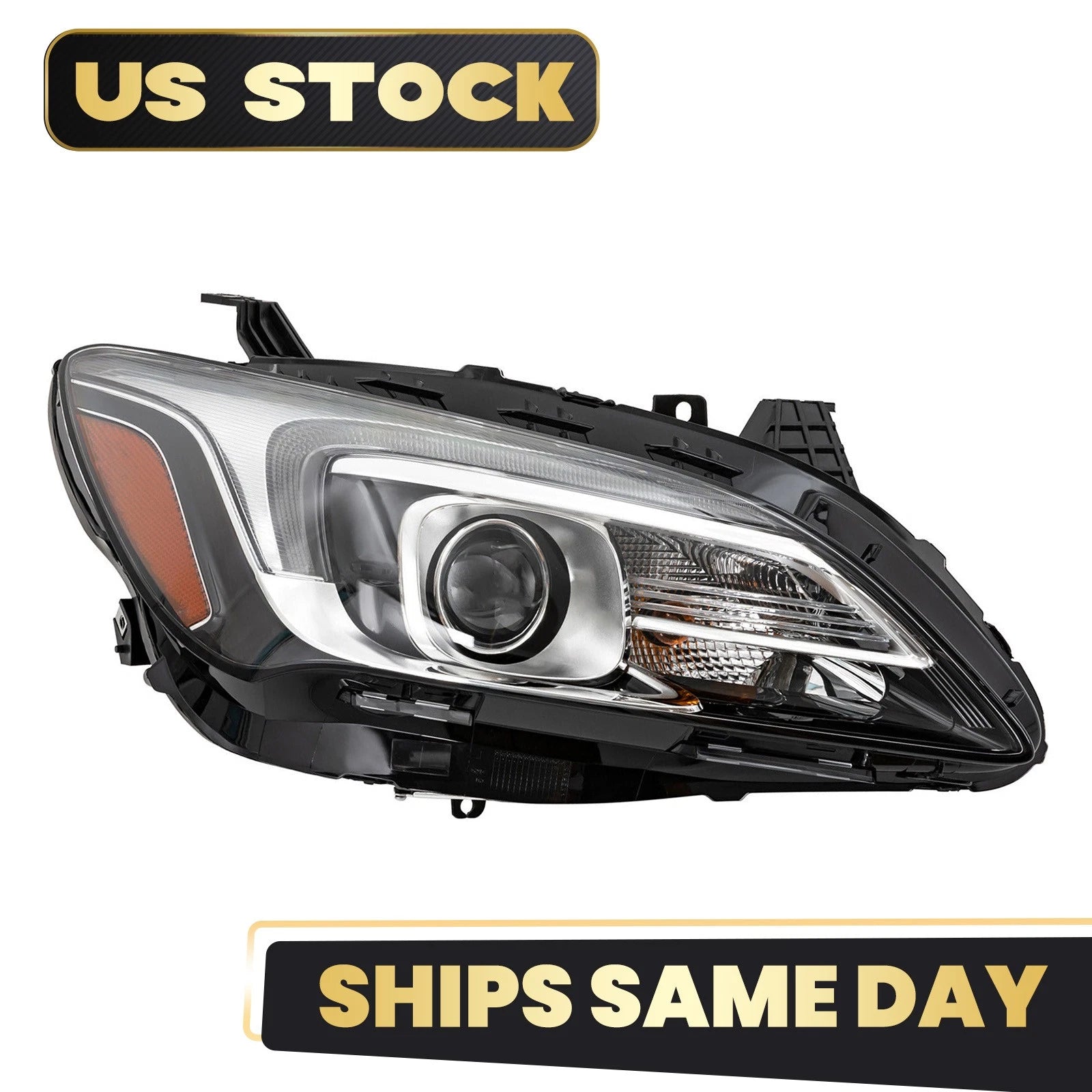 HID Headlight Right Side for Buick Lacrosse (2017–2019) w/AFS, No Bulb/Ballast
