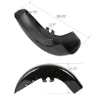 Front Fender for Harley Touring Electra Glide FLHT (2014–2024) - Glossy Black