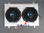 Aluminum Shroud & Fans for Ford Falcon XC XD XE XF V8 & 6 Cylinder (1972-1996)