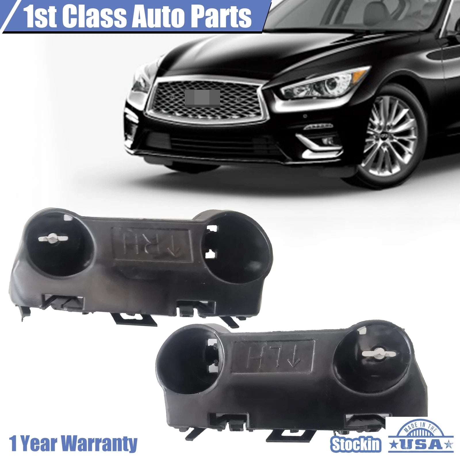 Set of 2 Fender Braces for Infiniti Q50 (2014–2021)