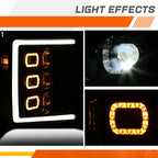 LED DRL Projector Headlights for Ford F250-F450 Super Duty (2017–2019)
