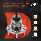 2X Rear Wheel Hub & Bearing Assembly for Kia Soul (2014–2019)