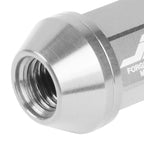 Set of 20 J2 7075 Forged Aluminum M12X1.5 Close-End Lug Nuts for
