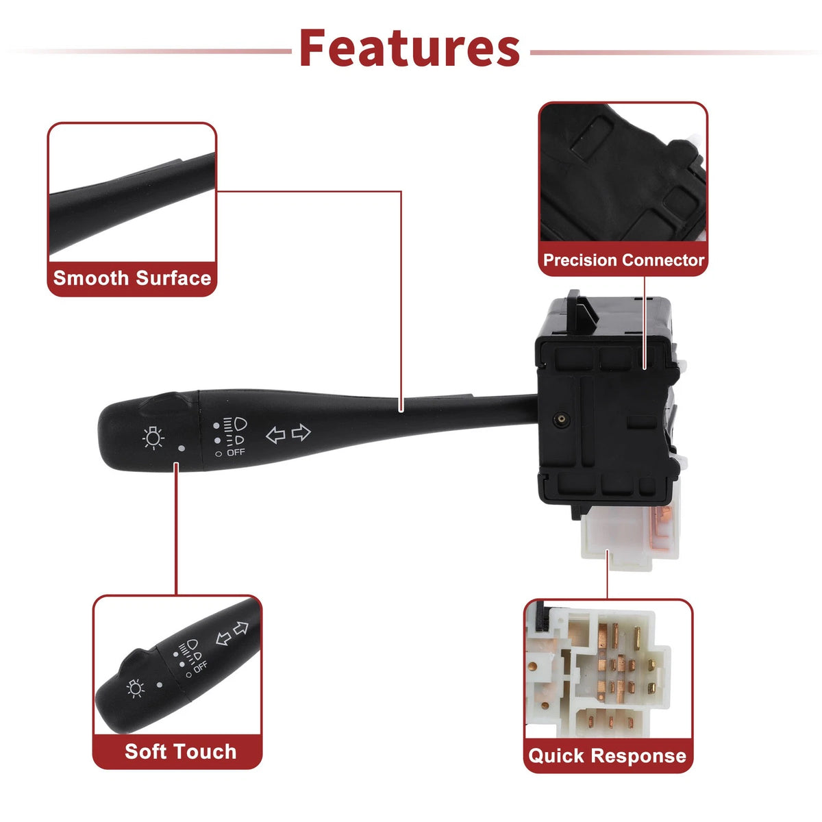 Turn Signal Switch for Nissan Sentra (1990–1994) 25540-65Y00, 2554065Y00
