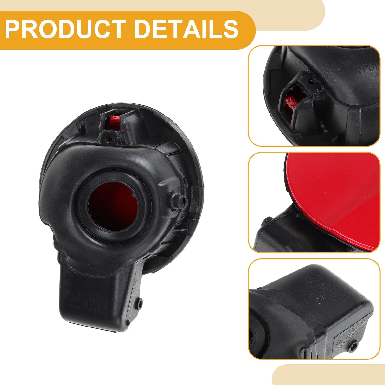 Fuel Tank Door Cap for Volkswagen Passat B6 (2006–2011) Red Filler Flap Cover