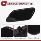 Front Left Washer Nozzle Cover Cap for Subaru XV Crosstrek (2018–2020) Black