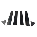 6 x Car Window Pillar Posts Trim Bright Black for Dodge Charger (2006-2010)
