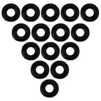 O Ring Set of 4 Blue Silicone for Fishing (8mm, 9mm, 5.1mm)