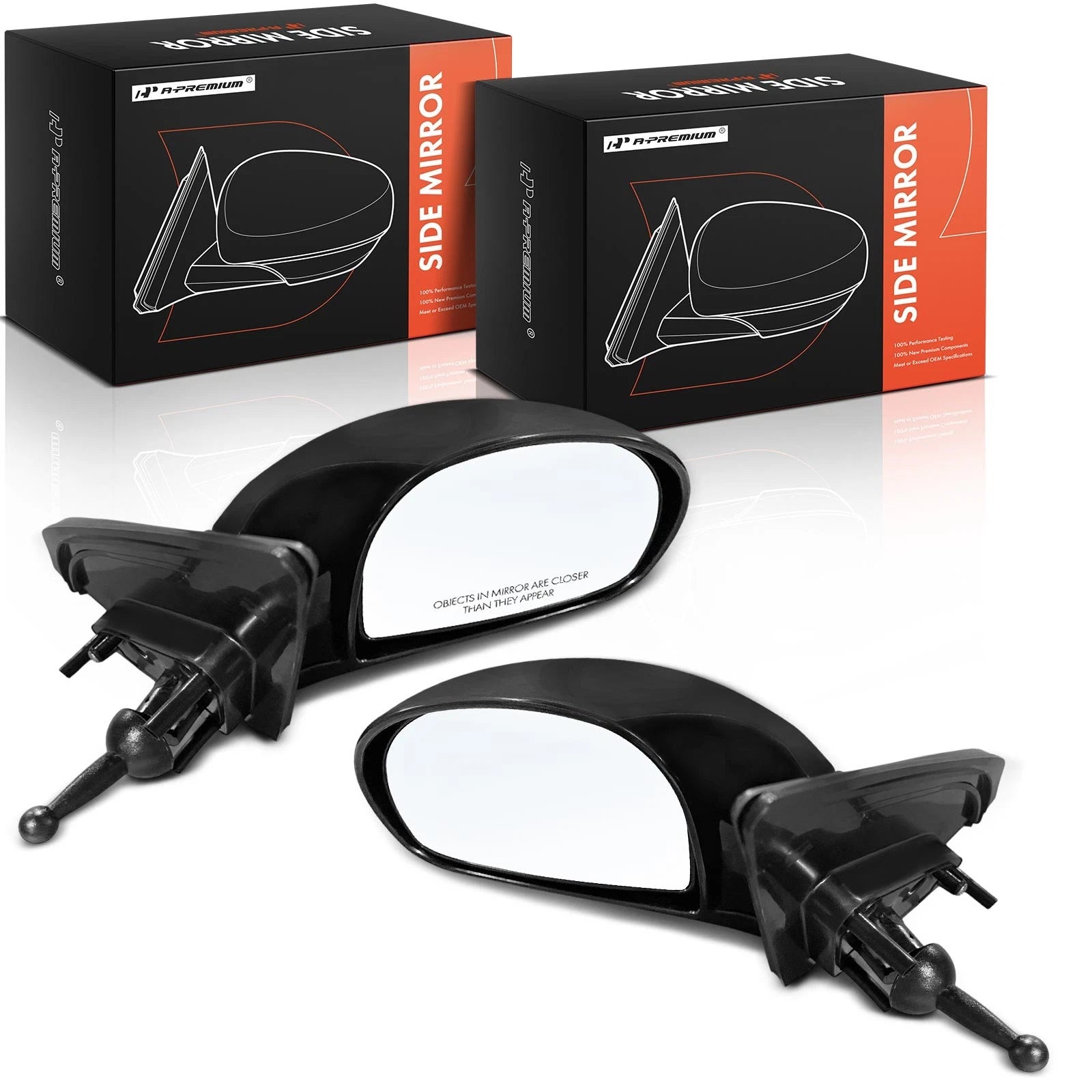 Pair Manual Folding Mirrors for Kia Spectra (2004–2009) Spectra5