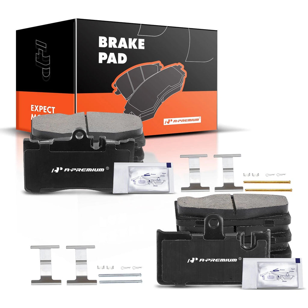 8x Ceramic Brake Pads for Lexus LS430 (2001–2006)
