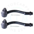 Set of 2 Front Steering Outer Tie Rod Ends for Hyundai Accent Kia Rio5 (2006–2011)