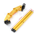 CNC Clipon Adapter Plate & 22mm Handlebar Kit for Kawasaki Z800 (2013–2018) GOLD