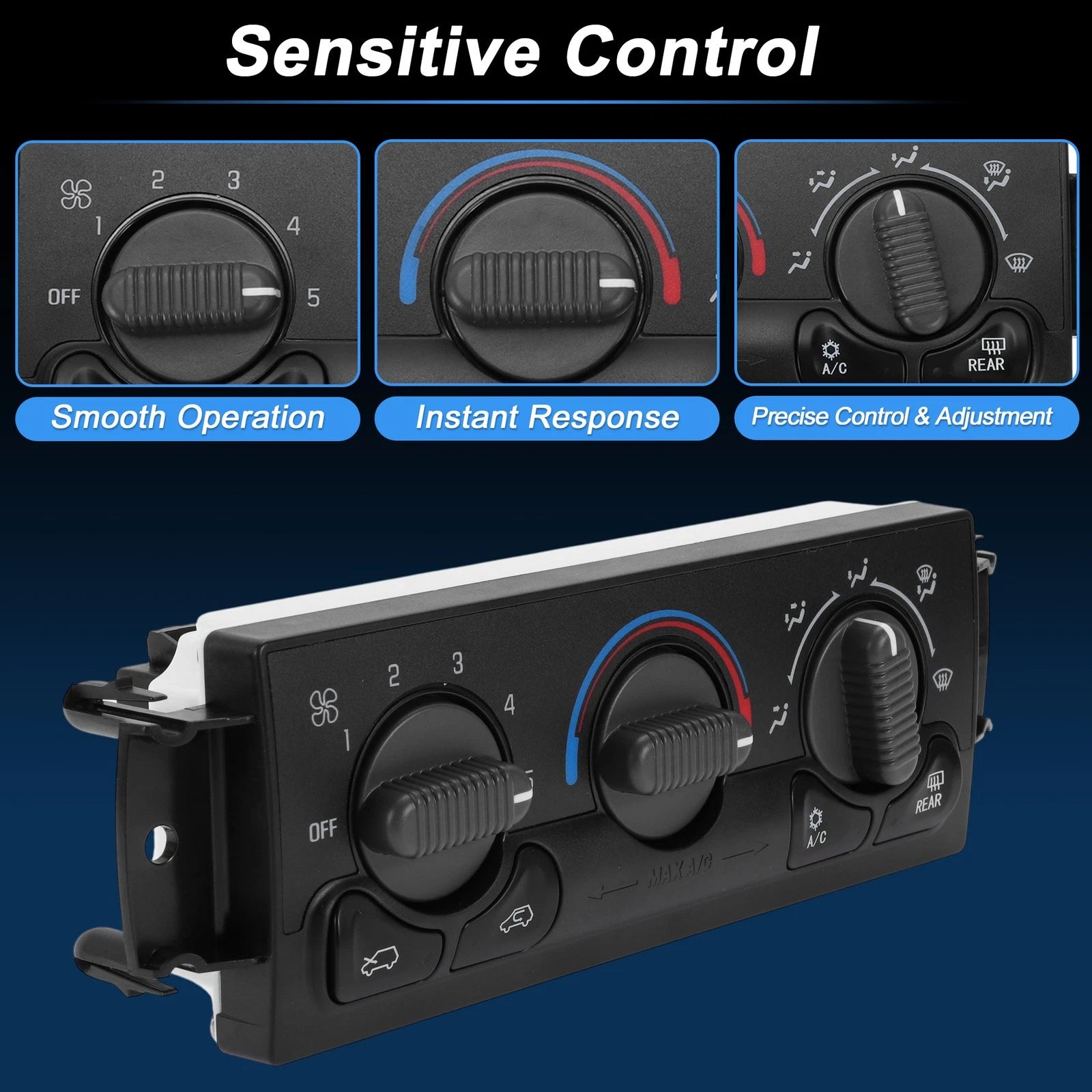 A/C Heater Climate Control Switch Module for Chevrolet Silverado (No. 599-218)