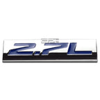 Polished Chrome Badge Emblem for 2.7L Engine (Compatible with Specific Models)