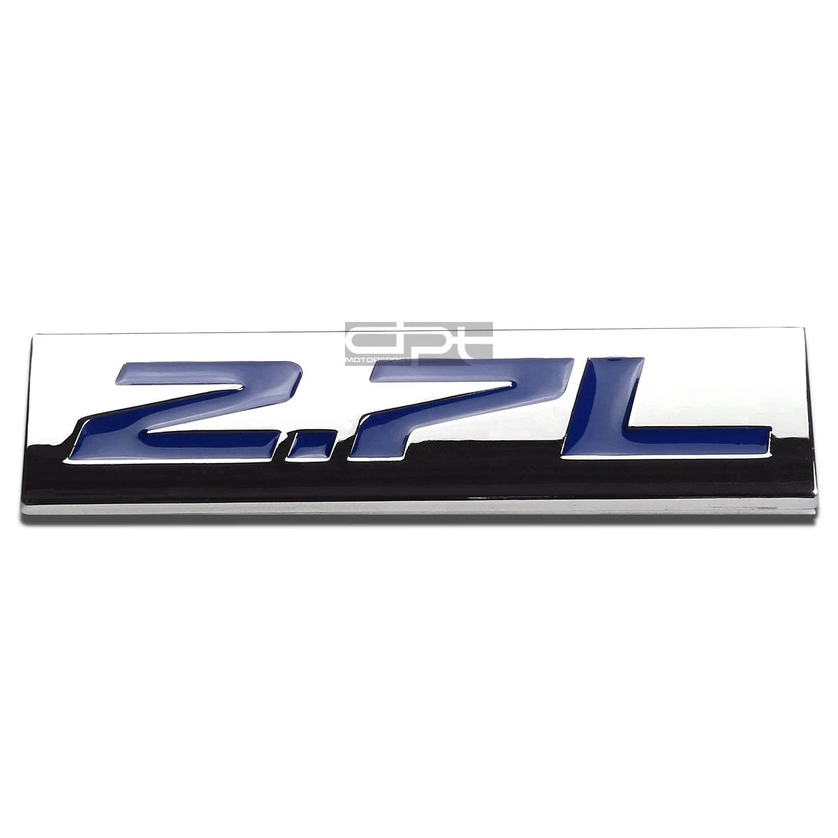 Polished Chrome Badge Emblem for 2.7L Engine (Compatible with Specific Models)