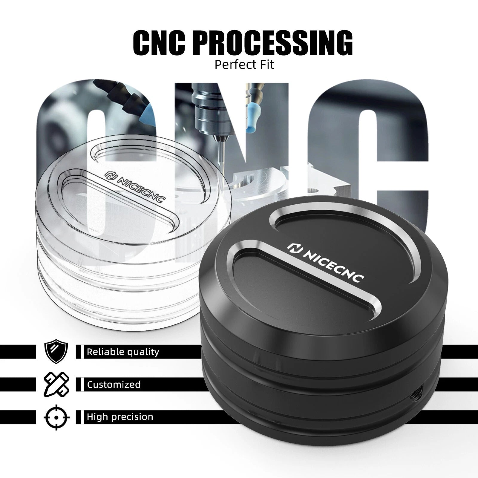 Front Fork Suspension Top Cap Cover for Harley Forty Eight XL1200X (2014–2019)