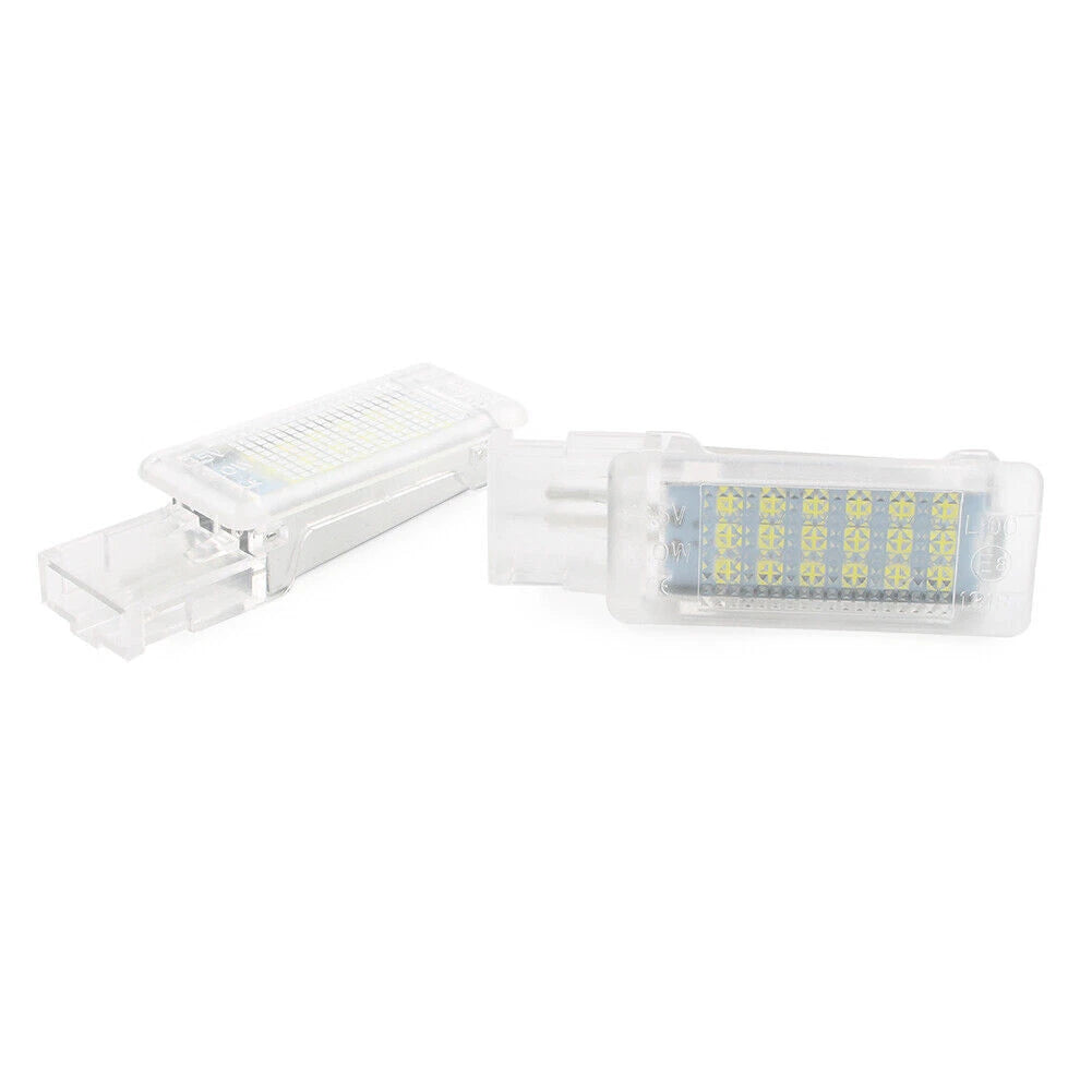 2X White LED Footwell Light Lamp for VW Skoda Passat Jetta