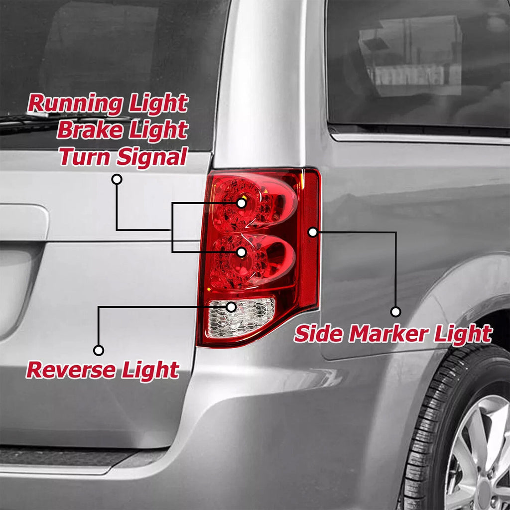 LED Tail Light Brake Lamp for Dodge Grand Caravan (2011-2020)