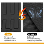 Cargo Liner Rear Trunk Mat for Dodge Ram 1500 (2019–2024) TPE Stripe Pattern