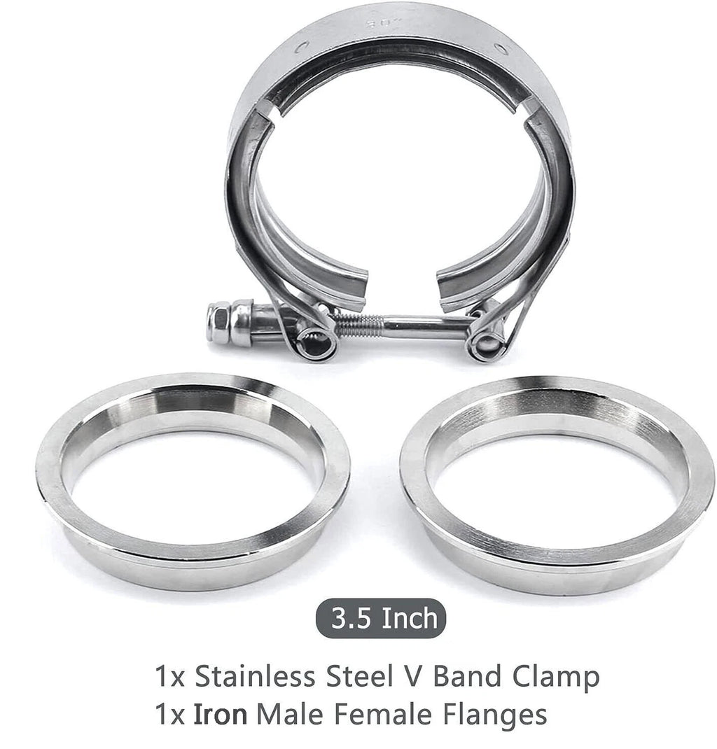 3.5'' V-Band Flange Clamp Kit for Turbo Exhaust Downpipes