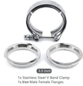 3.5'' V-Band Flange Clamp Kit for Turbo Exhaust Downpipes