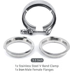 3.5'' V-Band Flange Clamp Kit for Turbo Exhaust Downpipes