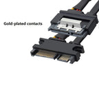 22Pin SATA Power Extension Cable Male to Female Data Cord 50cm