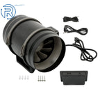 Inline Duct Fan for HVAC Exhaust Blower Kit (8 Inch)