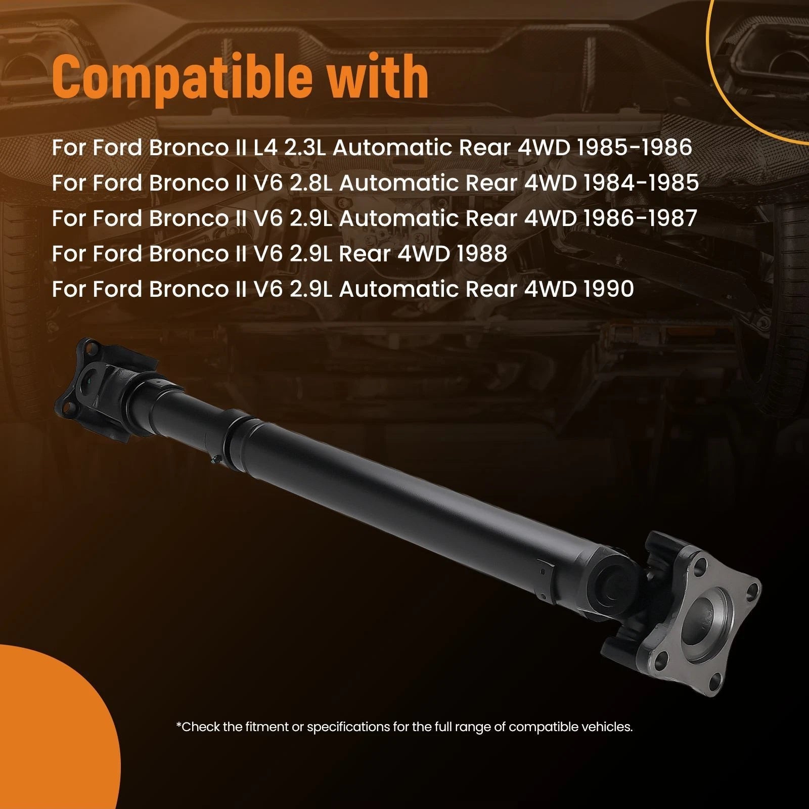 Driveshaft Assembly for Ford Bronco II (1984-1990)
