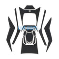 Tank Pad Protector Grip Sticker for Sym Husky ADV300 (2023–2025)