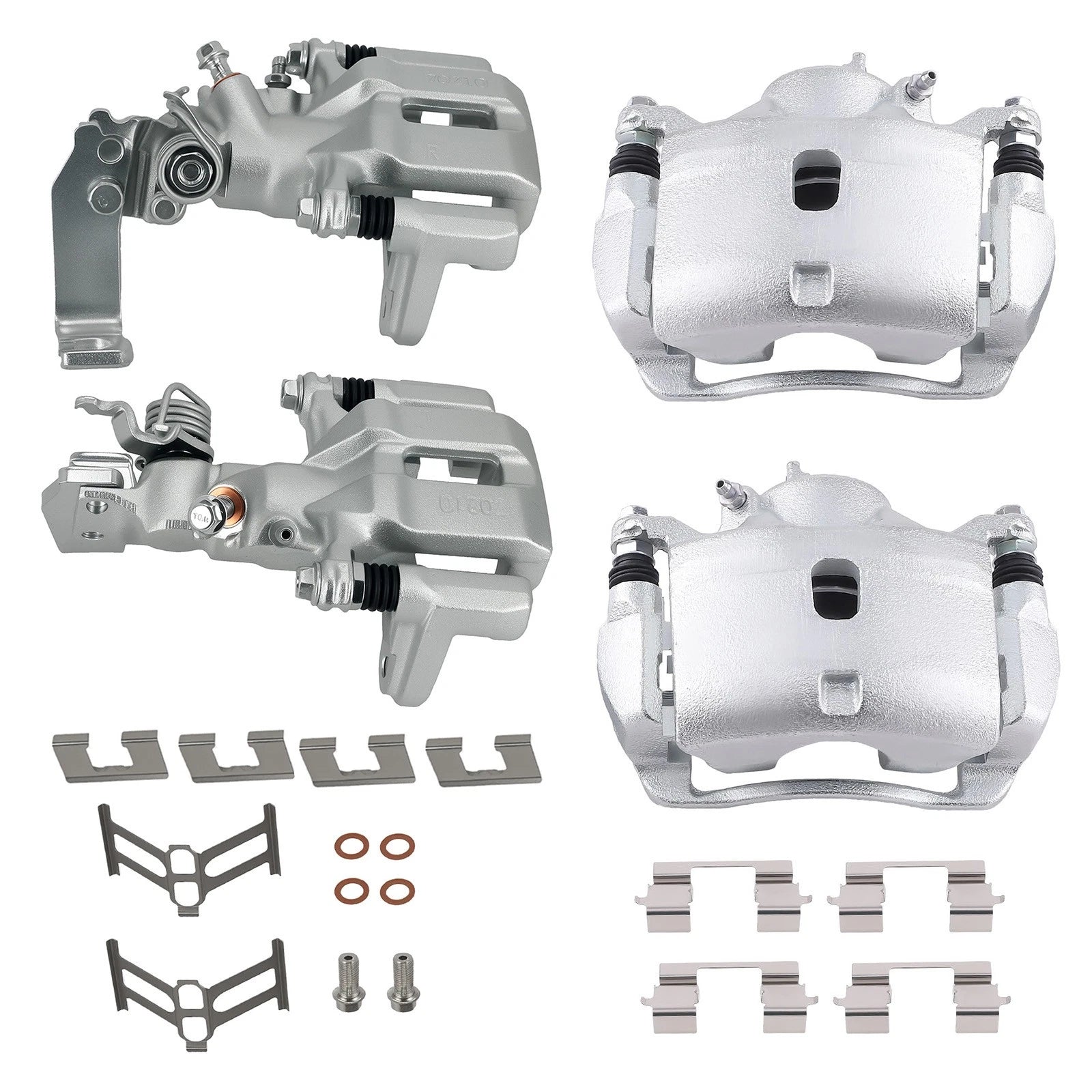 4X Complete Brake Caliper for Honda Accord (2003–2007) 19-B2069