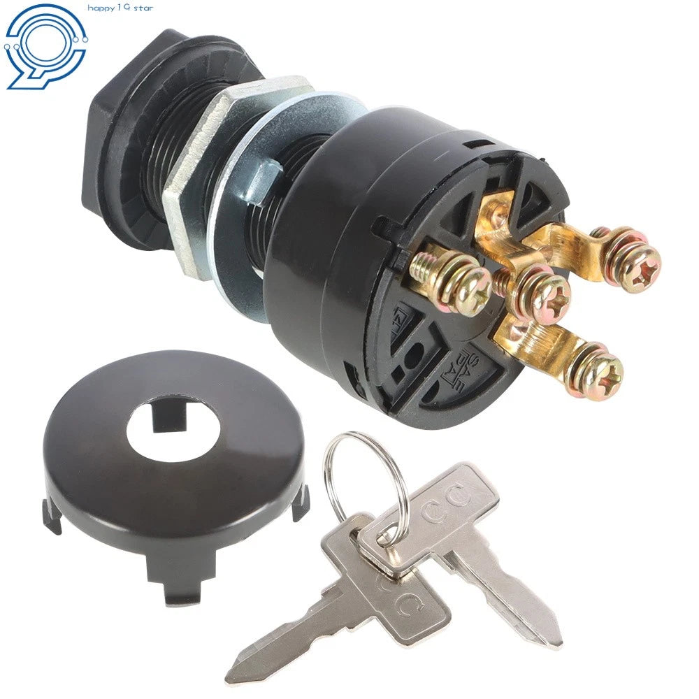 4-Pin Starter Ignition Key Switch for Club Car Golf Cart (#1012505, 101826301)