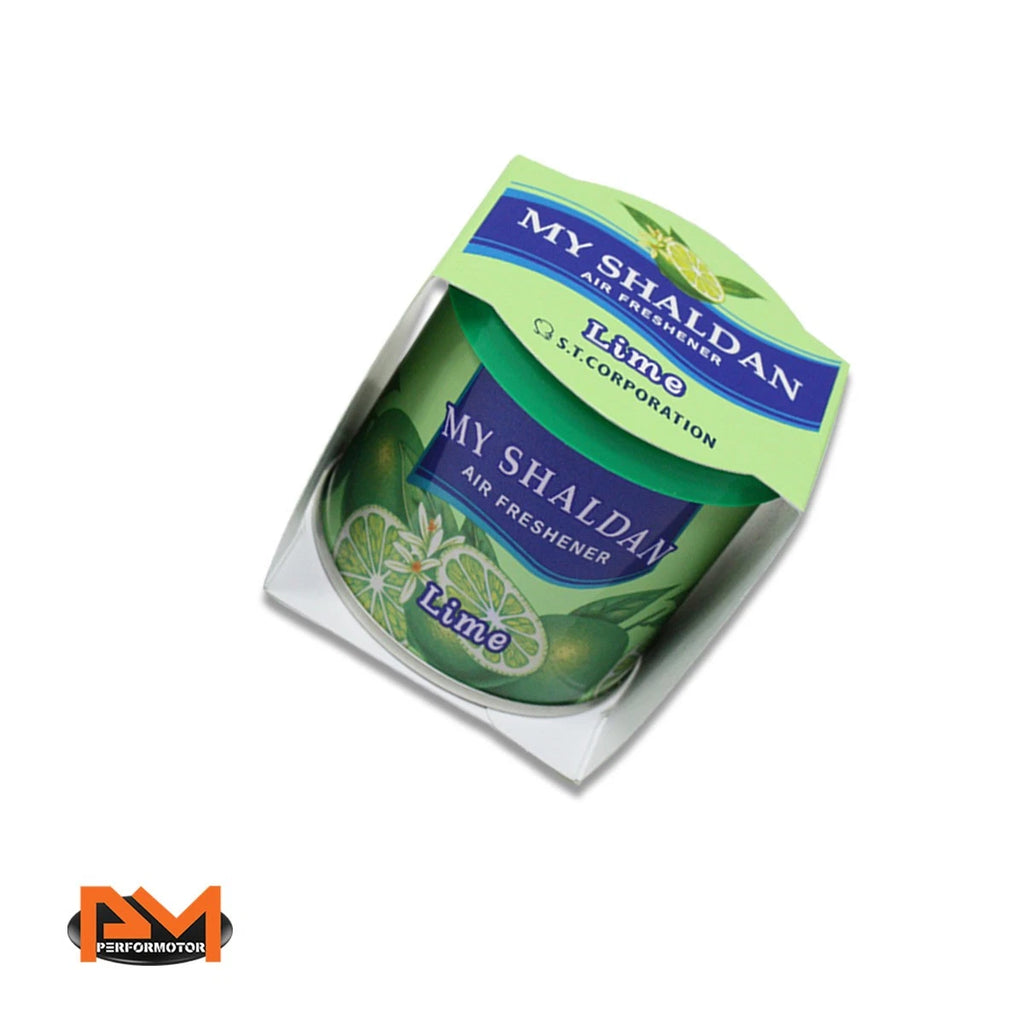 My Shaldan Air Freshener for Car/Office/Home (Lime Scent, 80g Can)