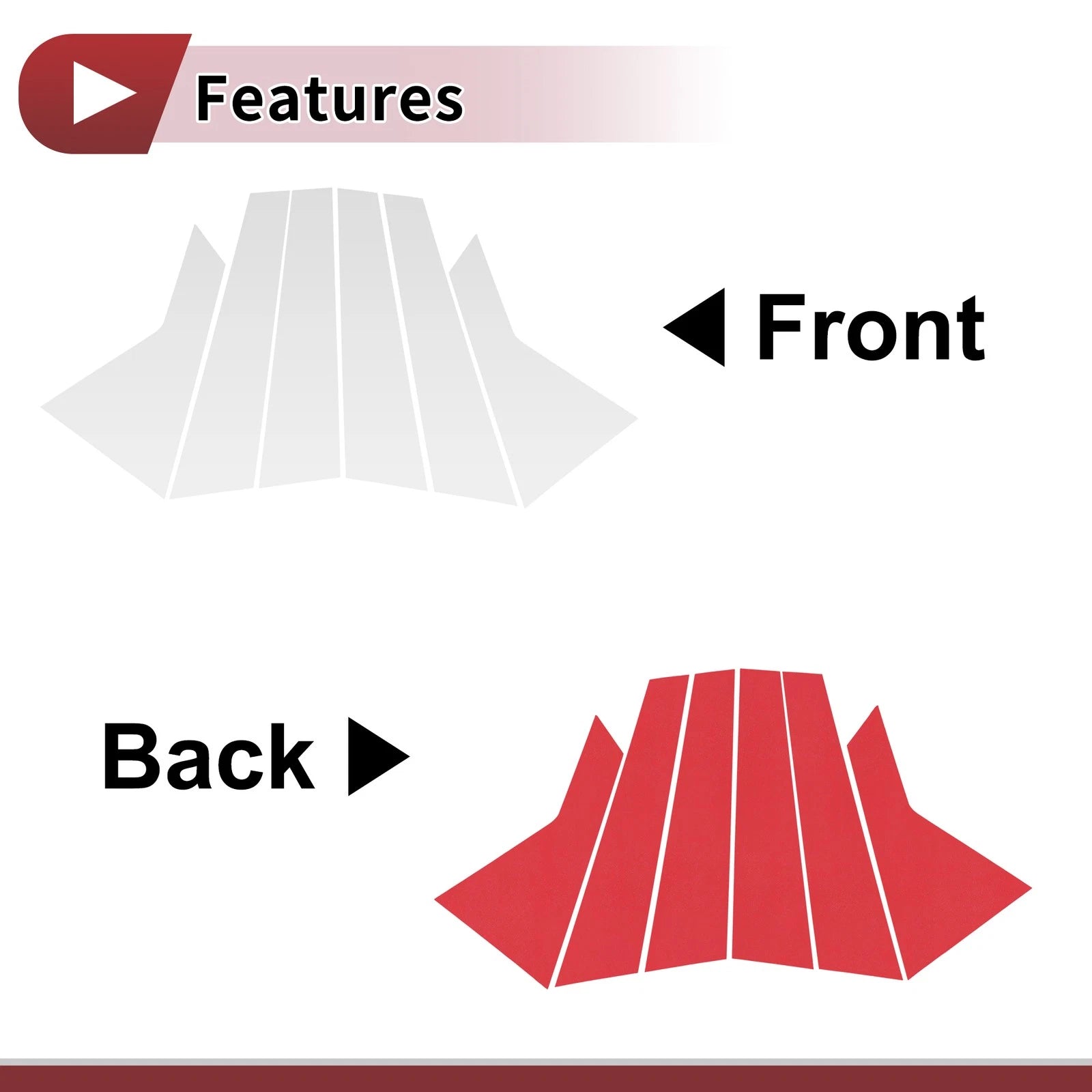 Door Pillar Window Trim for Hyundai Sonata (2020–2023) Silver Tone