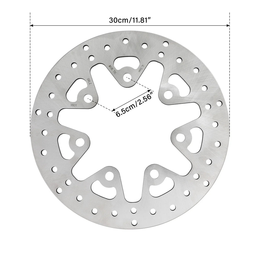 11.8" Brake Disc Rotor & Bolts for Harley Electra Road Glide (2014-2024)