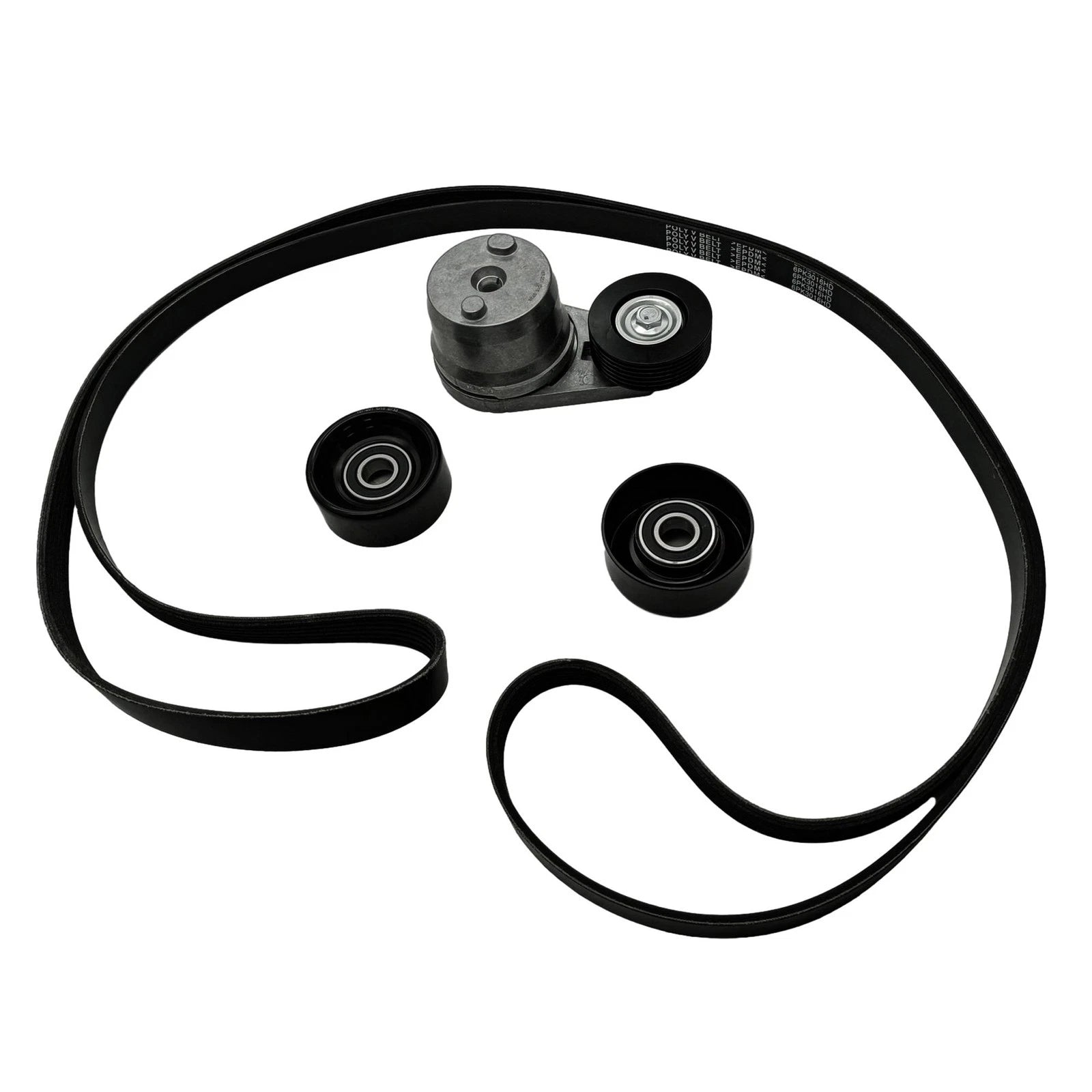 Serpentine Belt Drive Component Kit for Chevy Silverado Sierra 2500 3500 (2014–2016)