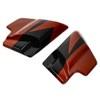 Battery Side Covers for Harley Road Glide (2015–2023) - Sunburst Orange, Starfire Black