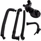 5pcs PCV Crankcase Vent Valve + Breather Hose Kit for BMW E38 E46 E53 E60 E83