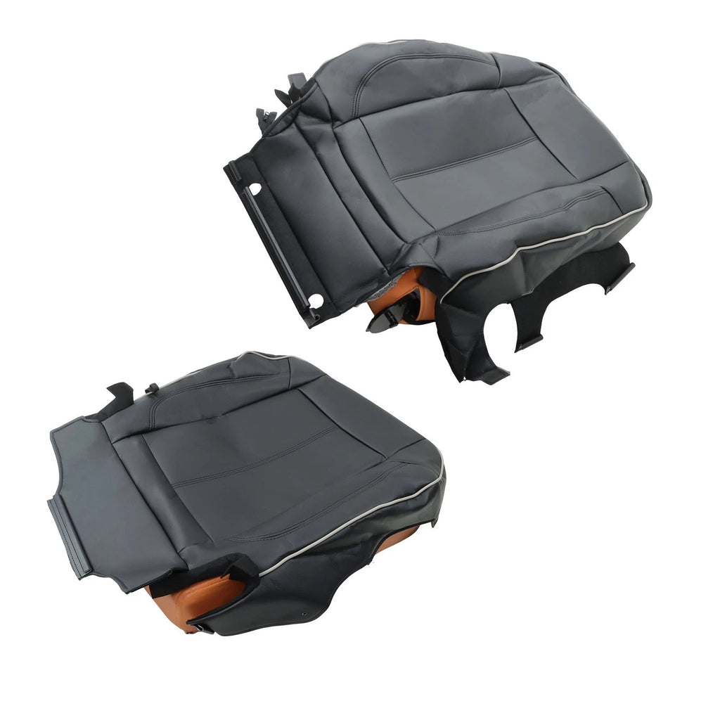 Seat Cushion & Backrest for Hummer H3 (2006–2010) Black Leather
