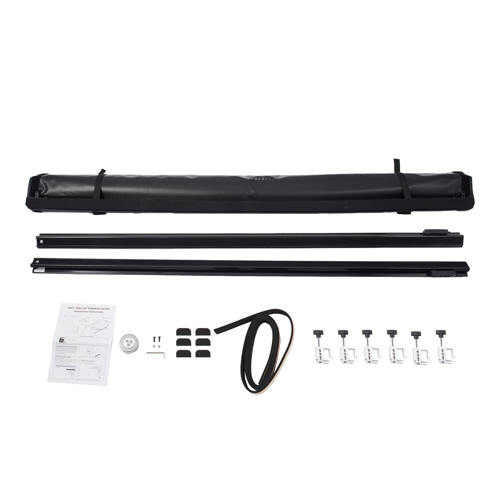 Soft Roll-Up Tonneau Cover for Dodge Ram 1500 (2009–2024) 5.7FT
