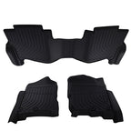 Set of 2 Anti-Slip TPE Floor Mats for Nissan Titan Crew Cab (2017–2021)