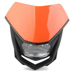 Universal Headlight Fairing for Supermoto Dirt Bike - Orange