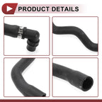HVAC Heater Hose for Mercedes Benz W212 W204 W207 (2010–2016) A2128301696 Rubber