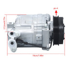 A/C Compressor & Clutch for Subaru Impreza (2007–2014)